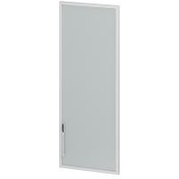 Алюминиевые двери с матовым стеклом(дверь на три секции)