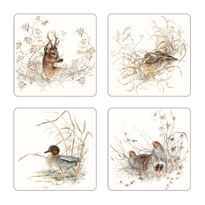 Набор из 4 подставок под бокалы