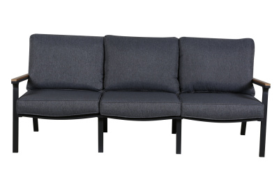 "Крокус" лаунж-зона 5-местная из алюминия, цвет темно-серый