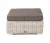 "Лунго" плетеная оттоманка с подушкой, цвет бежевый "Лунго" плетеная оттоманка с подушкой, цвет бежевый