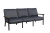 "Крокус" лаунж-зона 5-местная из алюминия, цвет темно-серый